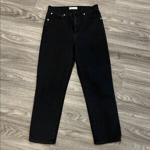 Madewell Women's Black Straight Leg Jeans